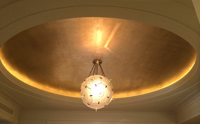 gold gilded ceiling
